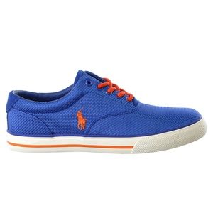 Polo Ralph Lauren Vaughn dotted mesh sneakers.
